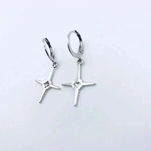 𝅺STAR Hoops Earrings
